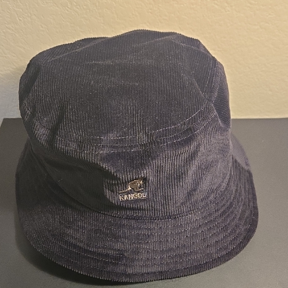 Kangol Corduroy Cotton Black Bucket Hat‎ - Picture 4 of 6
